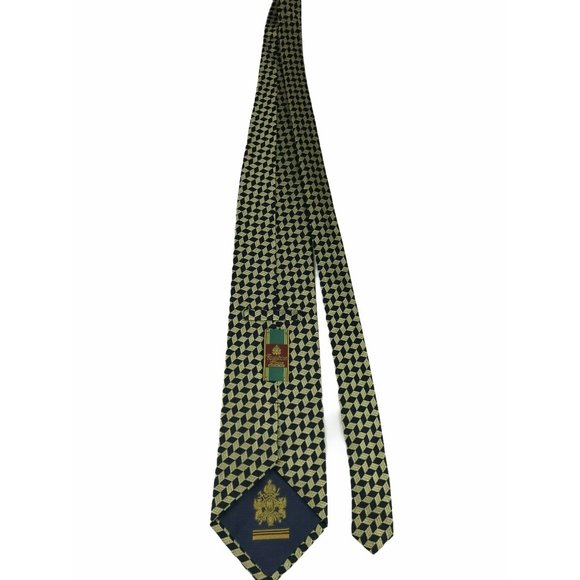 Men's Necktie.  Equestrian Tiremne Brand Italy - Picture 6 of 7